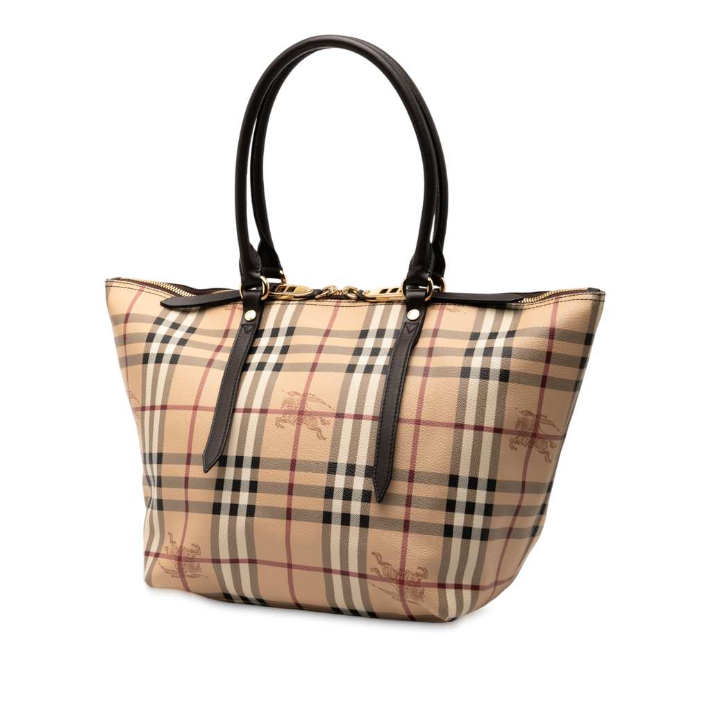 Burberry Small Haymarket Check Coated Canvas Salisbury Tote - 2