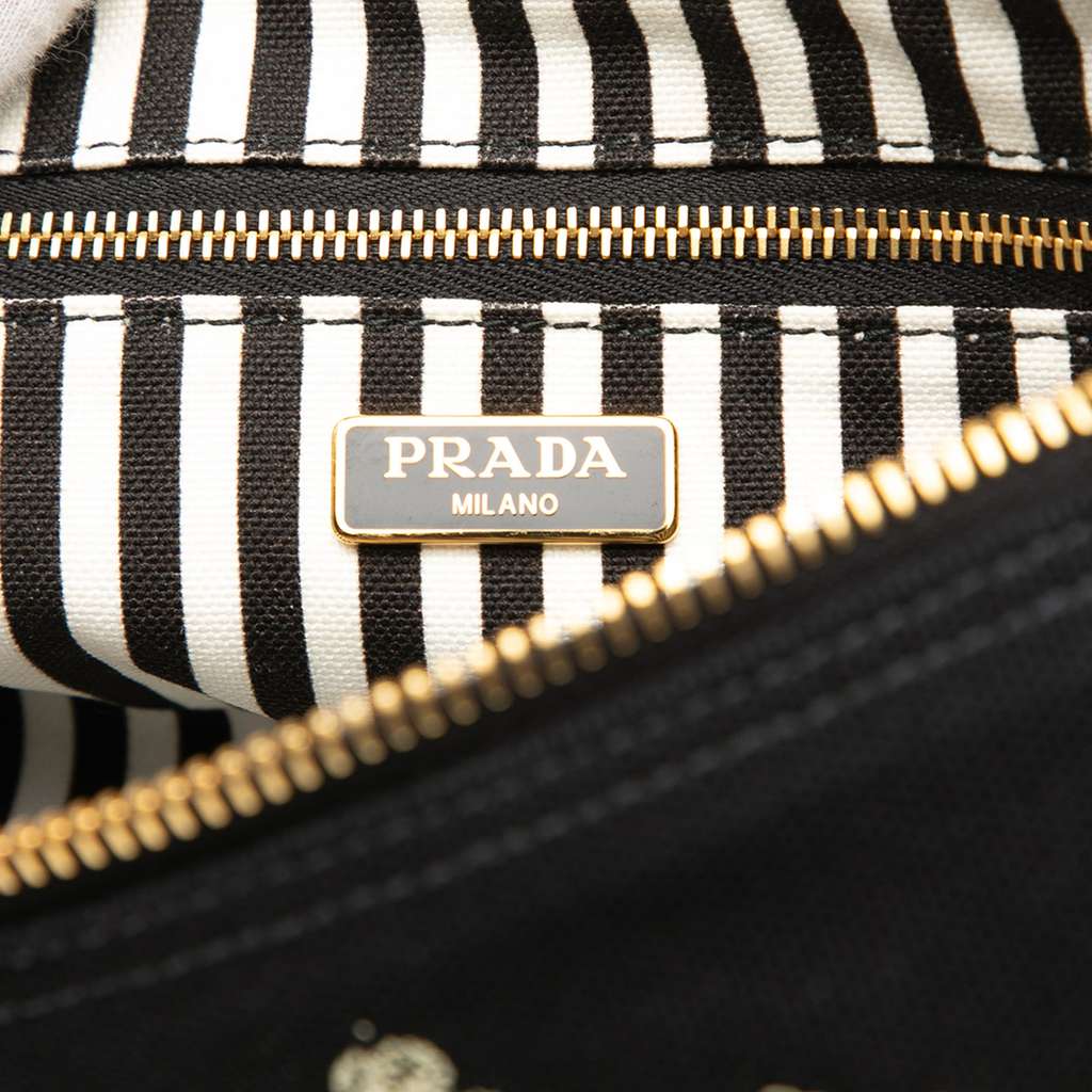 Prada Canvas Canapa Logo Pouch - 5