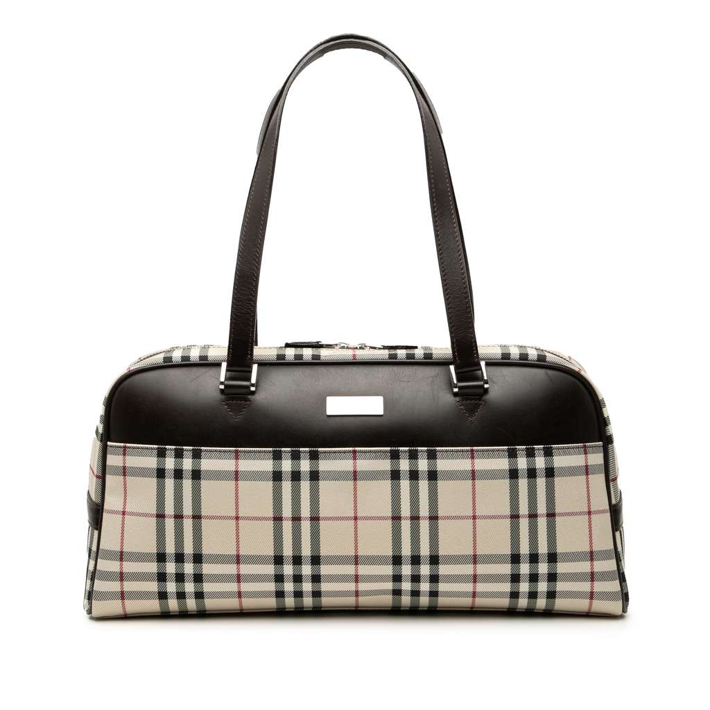 Burberry House Check Canvas Handbag