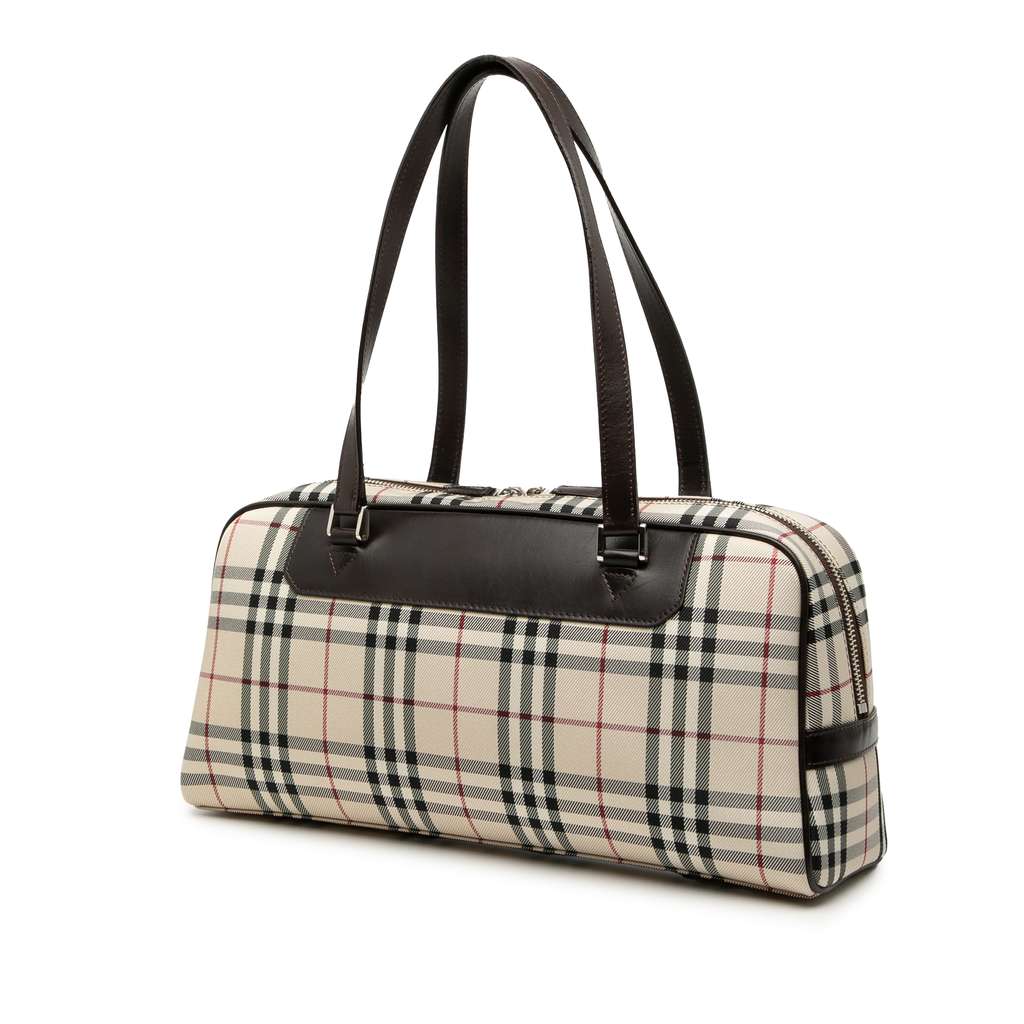 Burberry House Check Canvas Handbag - 2