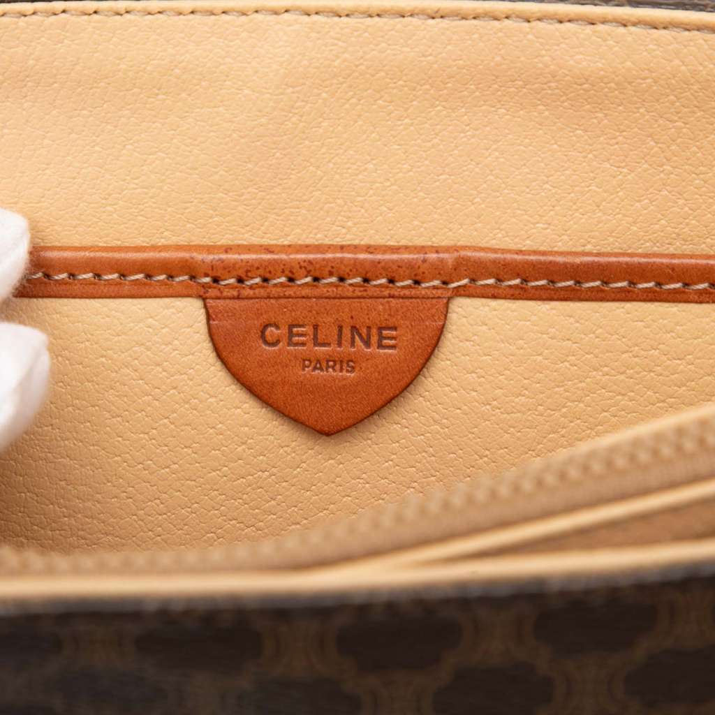 Celine Macadam Coated Canvas Handbag - 5