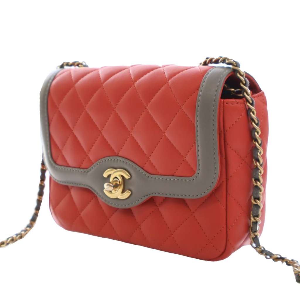 Chanel Mini Quilted Lambskin Two Tone Day Flap - 3