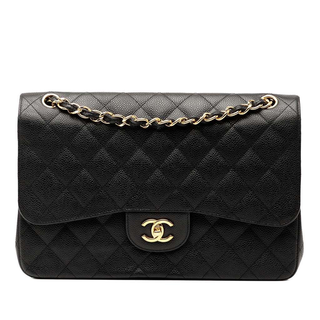 Chanel Jumbo Classic Caviar Double Flap