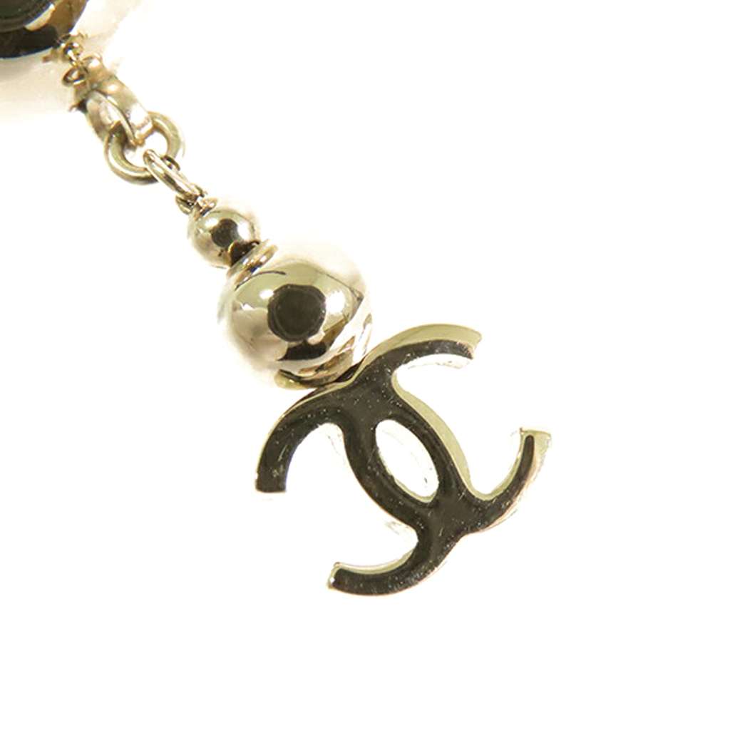 Chanel CC Gold Plated Swing Push Back Earrings - 4