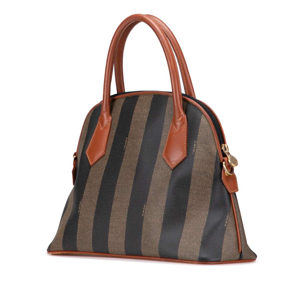 Fendi Pequin Coated Canvas Dome Satchel - 2