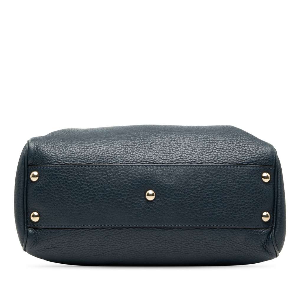 Gucci Small Calfskin Bamboo Shopper Satchel - 3