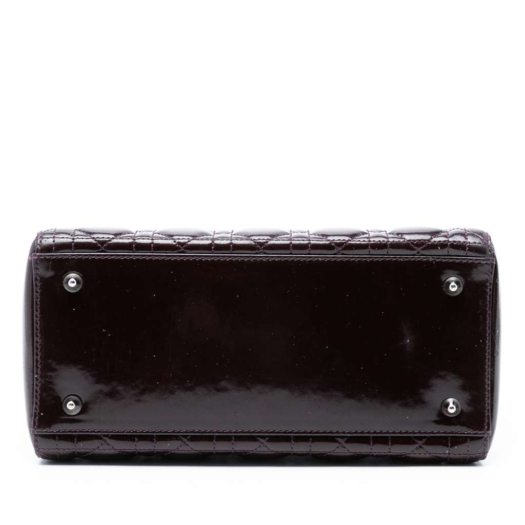Dior Medium Patent Cannage Lady Dior - 3