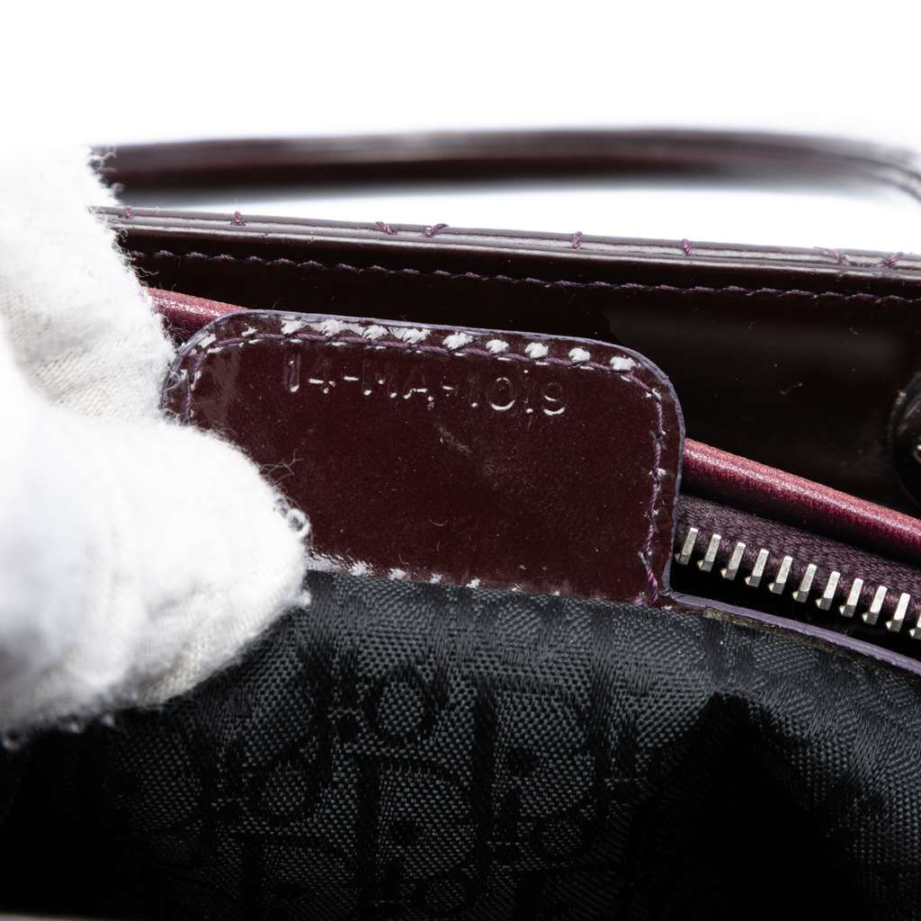 Dior Medium Patent Cannage Lady Dior - 5