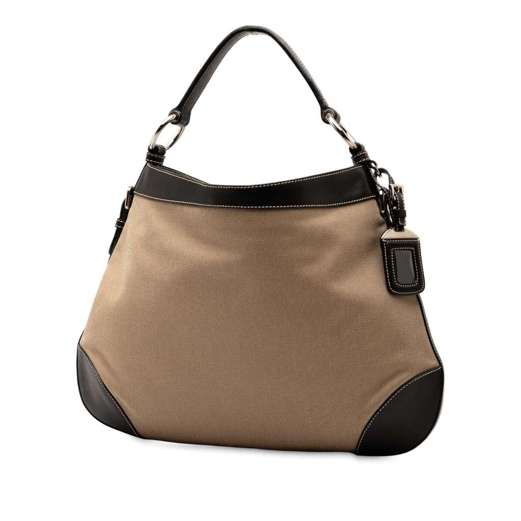 Prada Canvas Canapa Logo Hobo - 2
