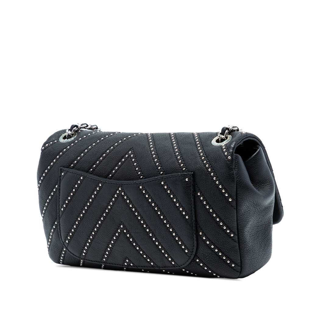Chanel Small Chevron Calfskin Stud Wars Flap - 2
