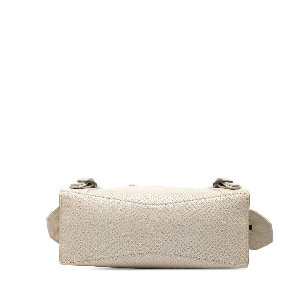 Balenciaga Mini Python Embossed Calfskin Neo Classic City Satchel - 3