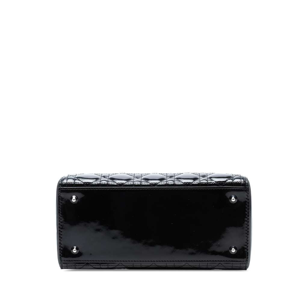 Dior Medium Patent Cannage Lady Dior - 3