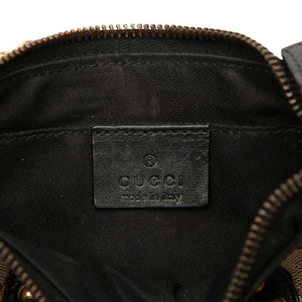 Gucci GG Canvas Web Studded Pochette - 5