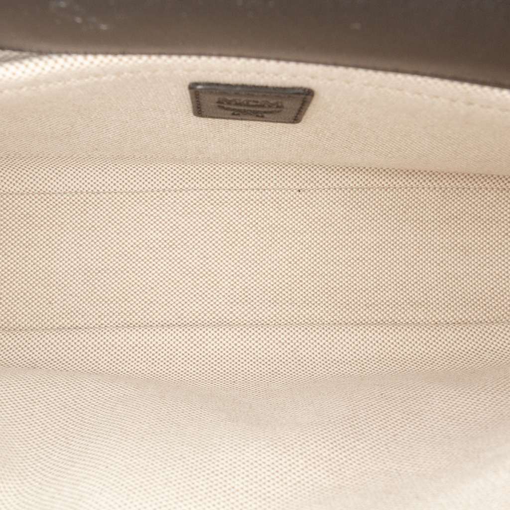 Mcm Vintage Jacquard Monogram Satchel - 4