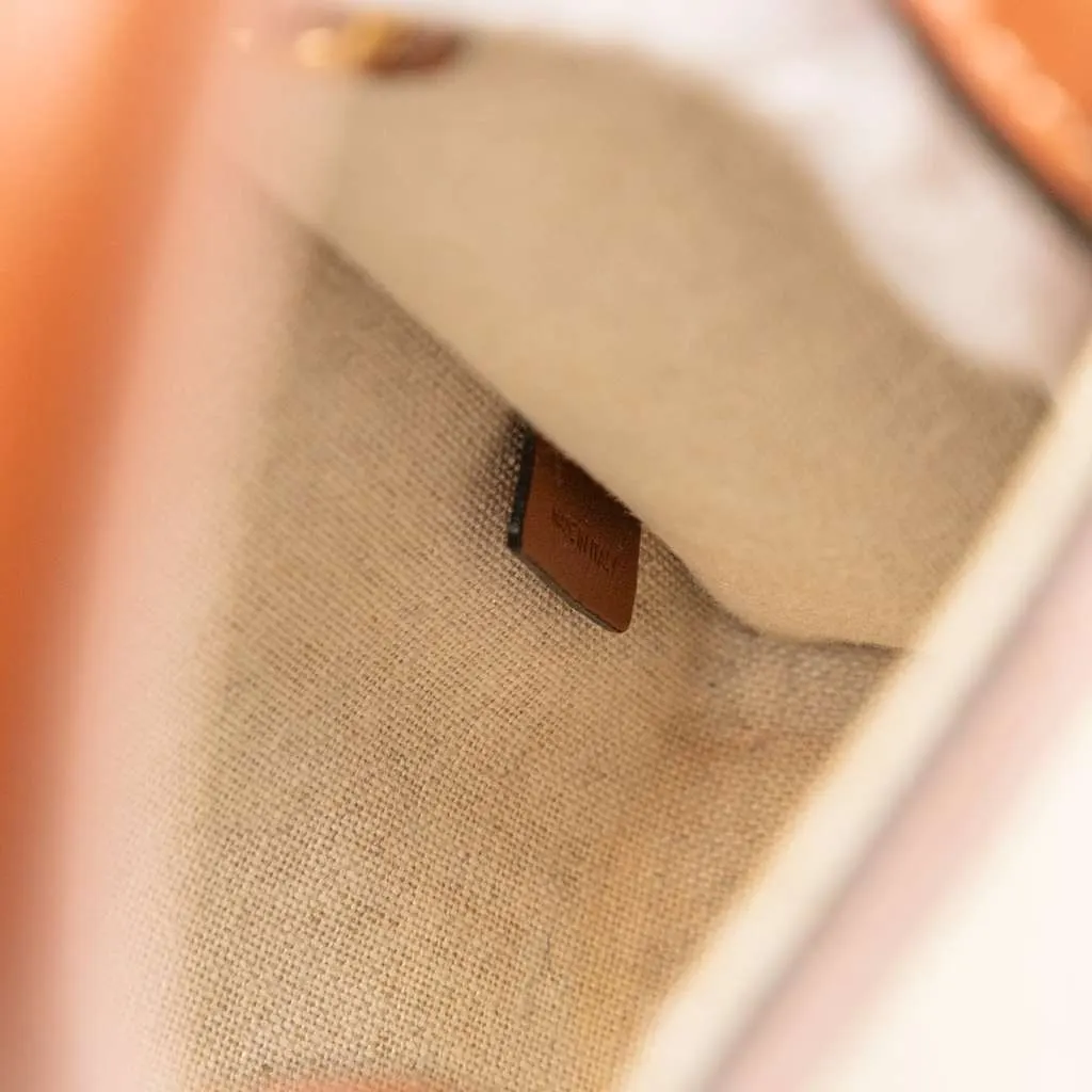 Celine Mini Canvas St Tropez Vertical Cabas Tote Brown Canvas Good - Box View