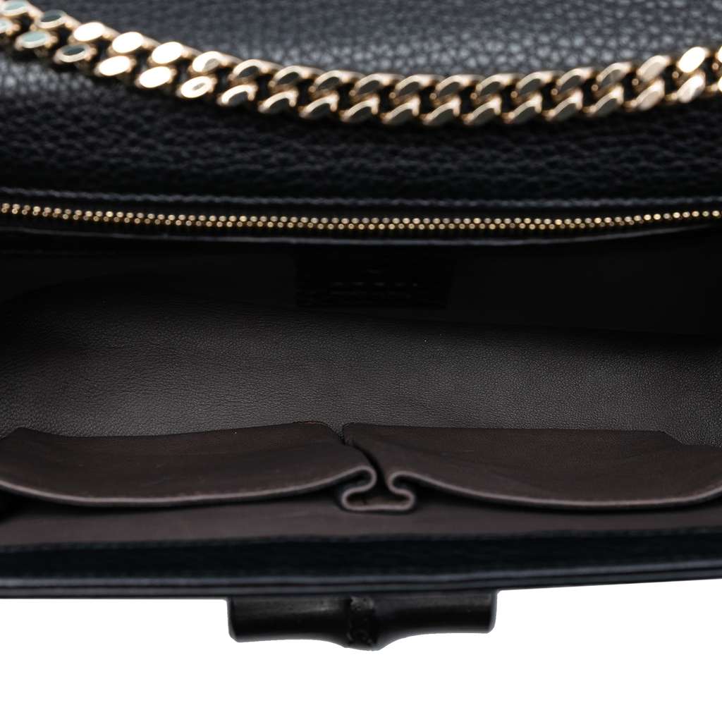 Gucci Medium Leather Miss Bamboo Crossbody - 4