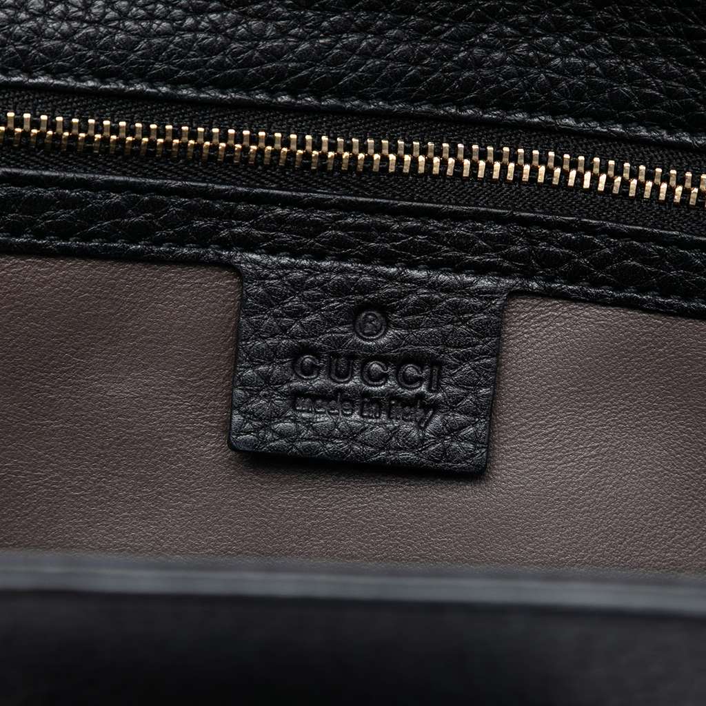 Gucci Medium Leather Miss Bamboo Crossbody - 5