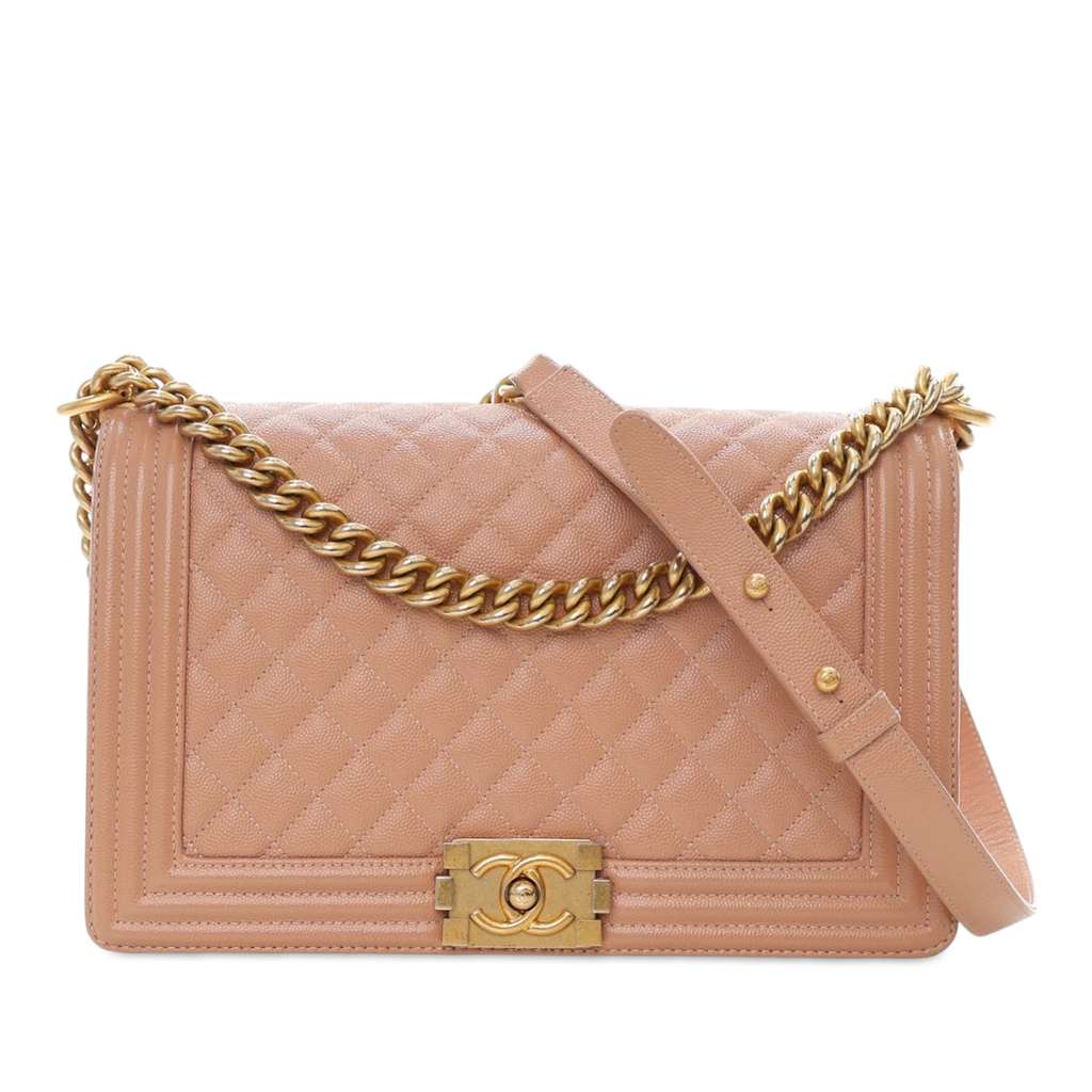 Chanel Medium Quilted Caviar Boy Flap
