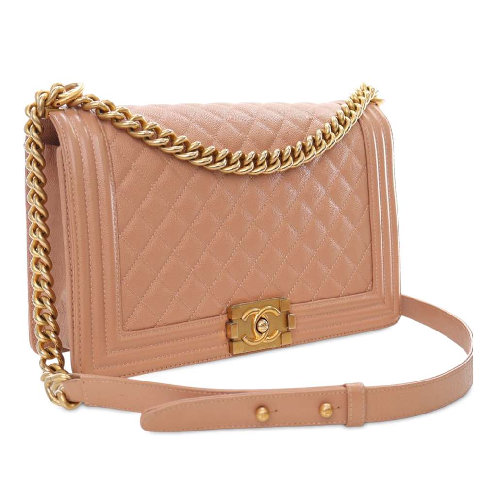 Chanel Medium Quilted Caviar Boy Flap - 2