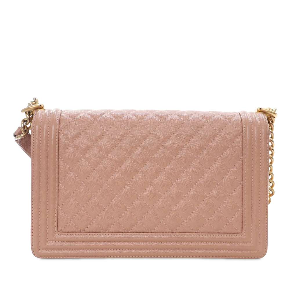 Chanel Medium Quilted Caviar Boy Flap - 3