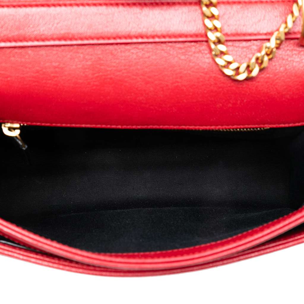 Saint Laurent Mini Quilted Lambskin Becky Chain Shoulder Bag - 4