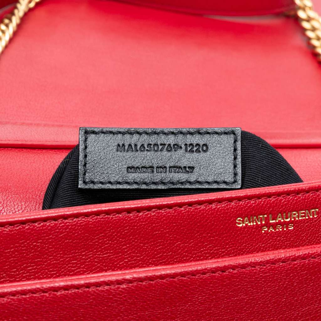 Saint Laurent Mini Quilted Lambskin Becky Chain Shoulder Bag - 5