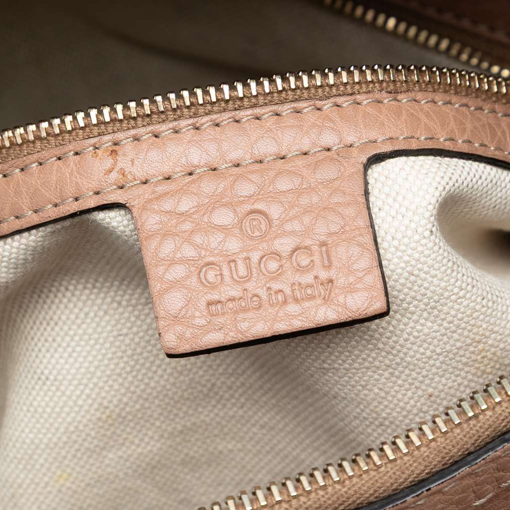 Gucci Medium Pebbled Calfskin Bella Shoulder Bag - 5