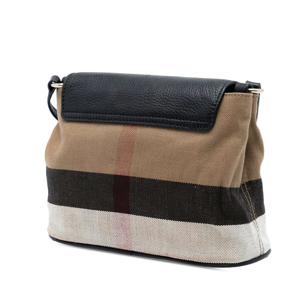 Burberry Mega Check Canvas and Grained Calfskin Gowan Crossbody - 2