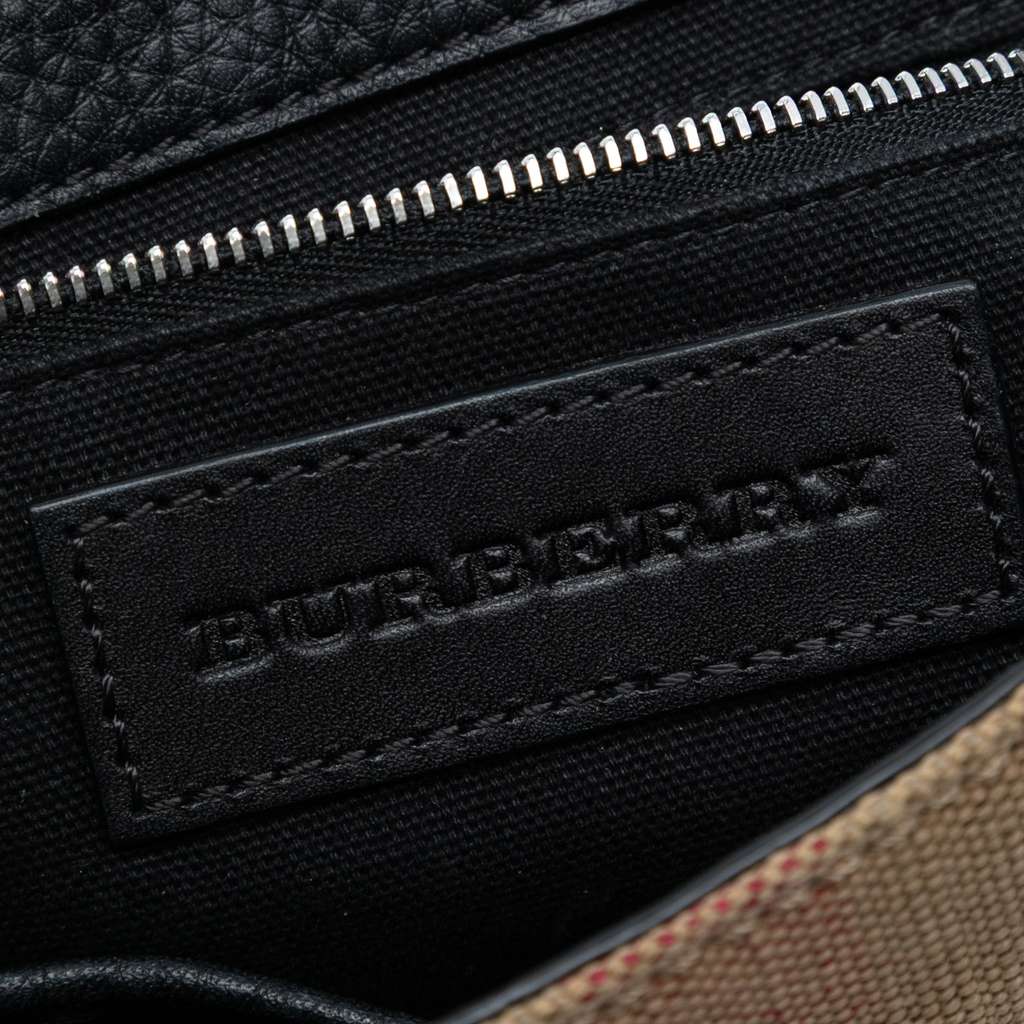 Burberry Mega Check Canvas and Grained Calfskin Gowan Crossbody - 5