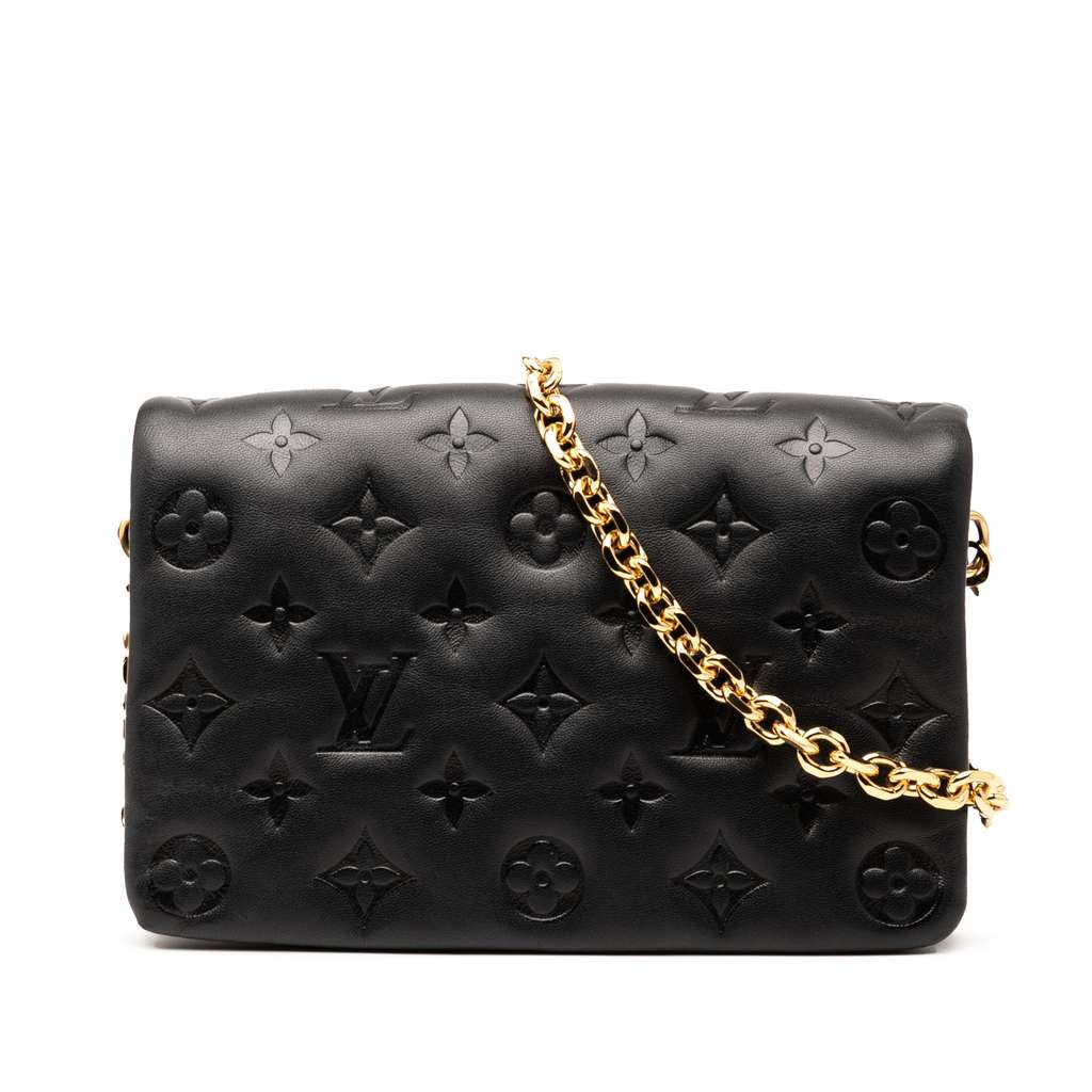 Louis Vuitton Monogram Embossed Pochette Coussin