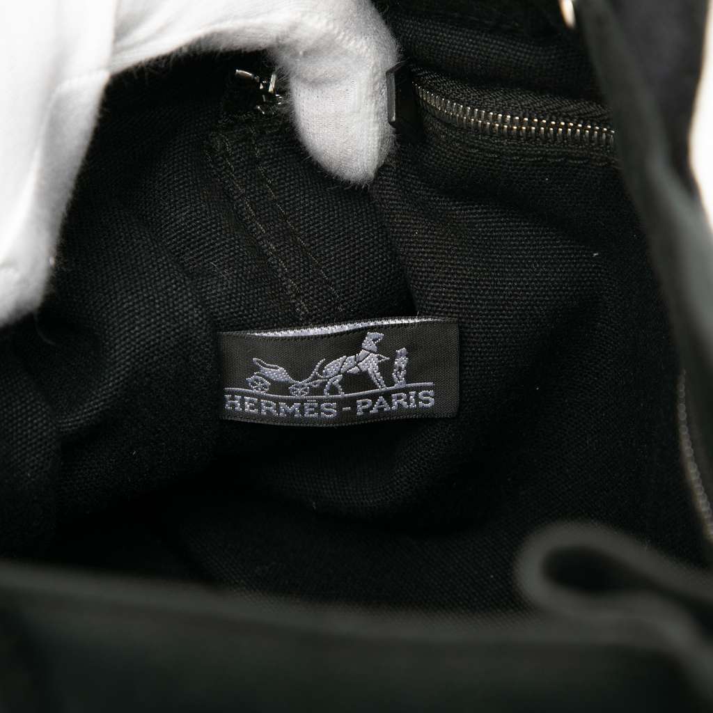 Hermès Canvas and Leather Fourre Tout PM - 5
