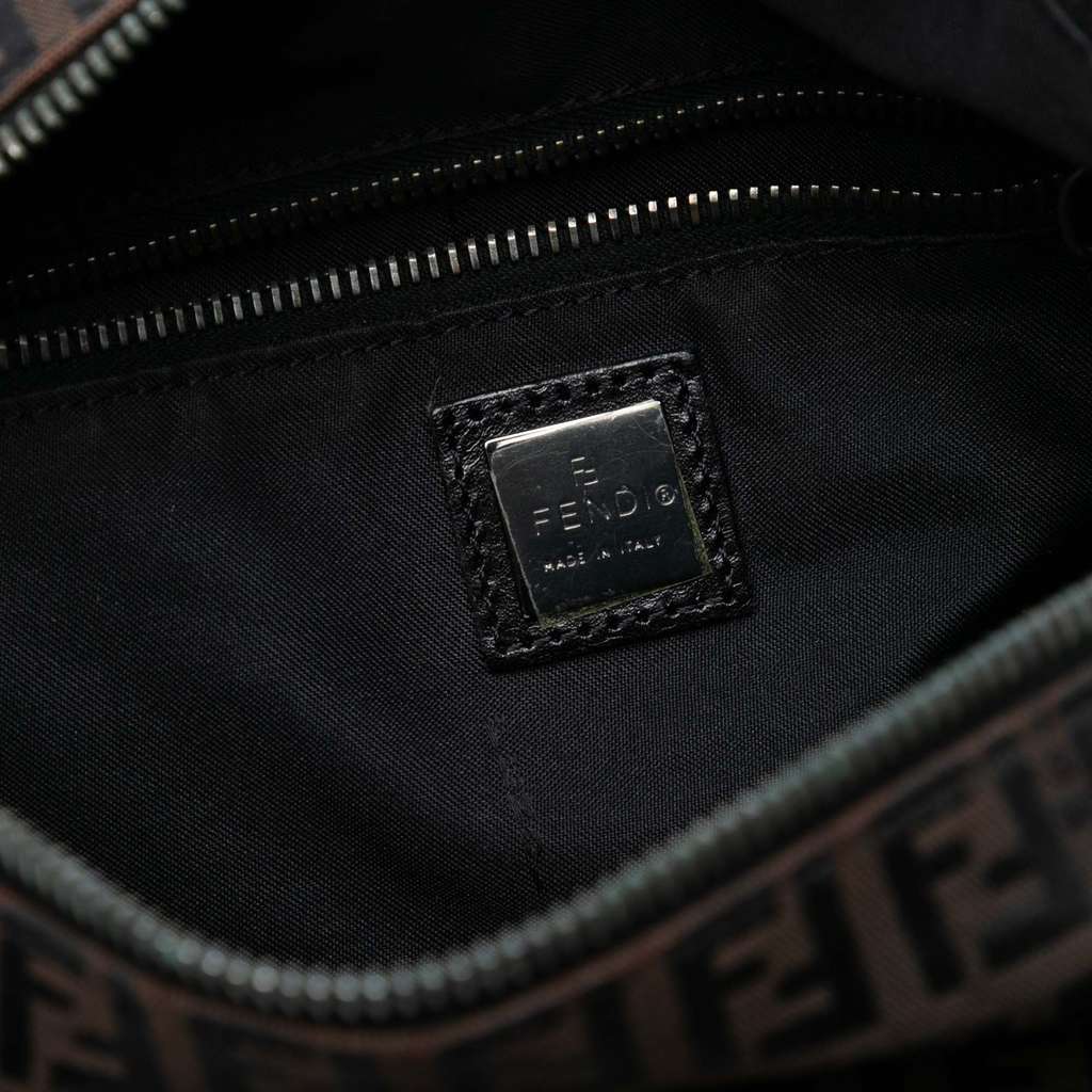 Fendi Zucchino Canvas Shoulder Bag - 4