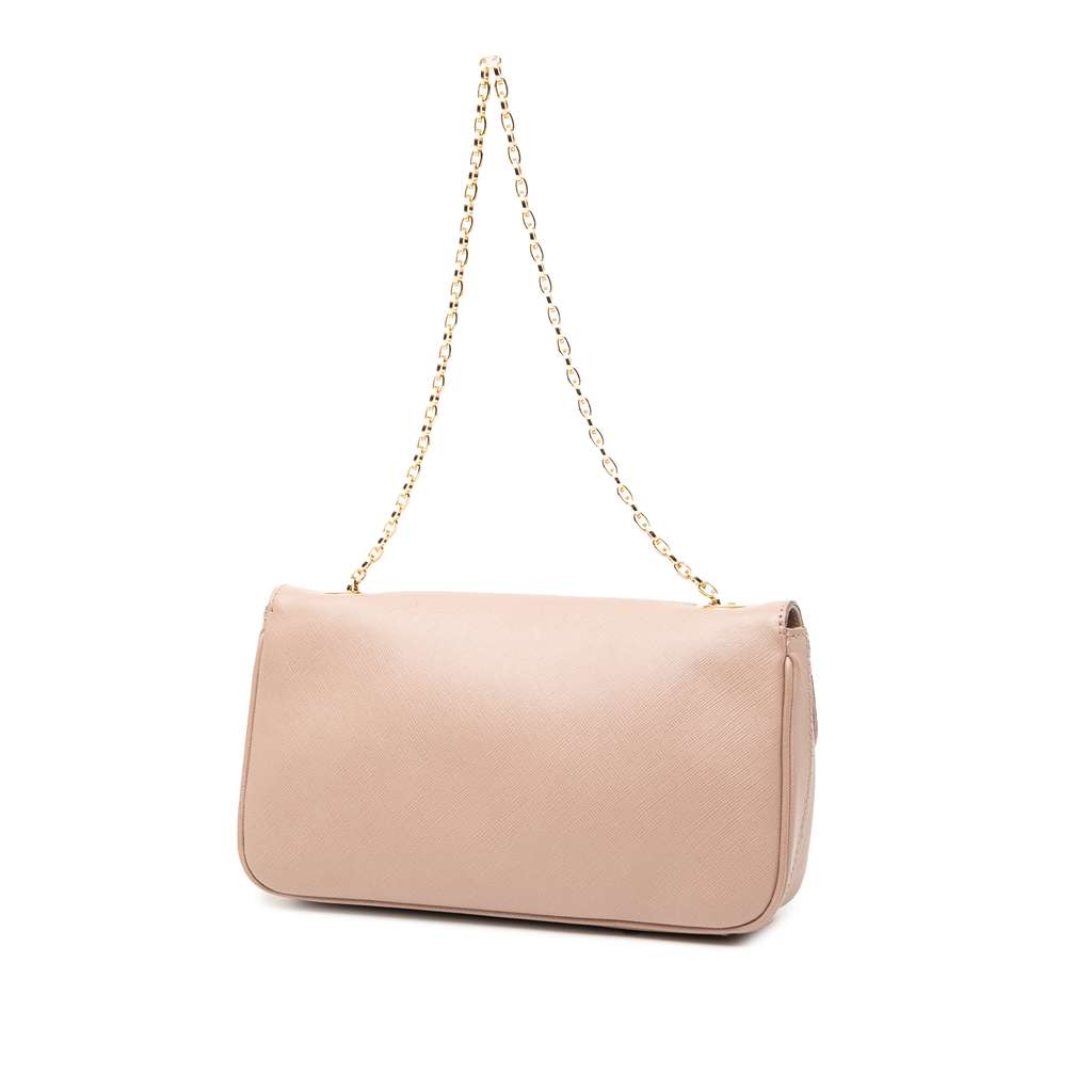 Salvatore Ferragamo Leather Gancini Luciana Chain Flap - 2