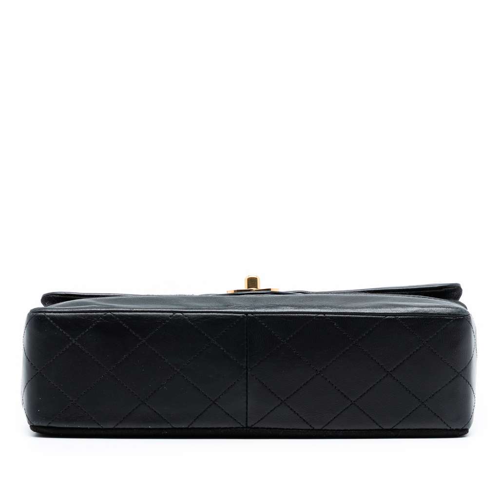 Chanel CC Quilted Jersey and Lambskin Flap - 3