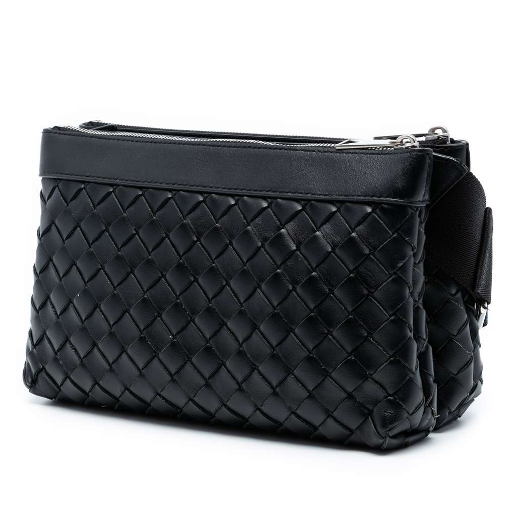 Bottega Veneta Leather Intrecciato Duo Crossbody - 2