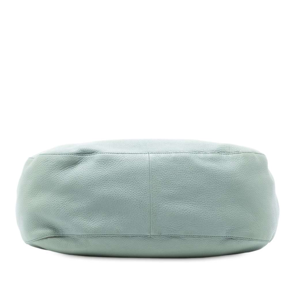 Gucci Medium Pebbled Calfskin Twill Tote - 3