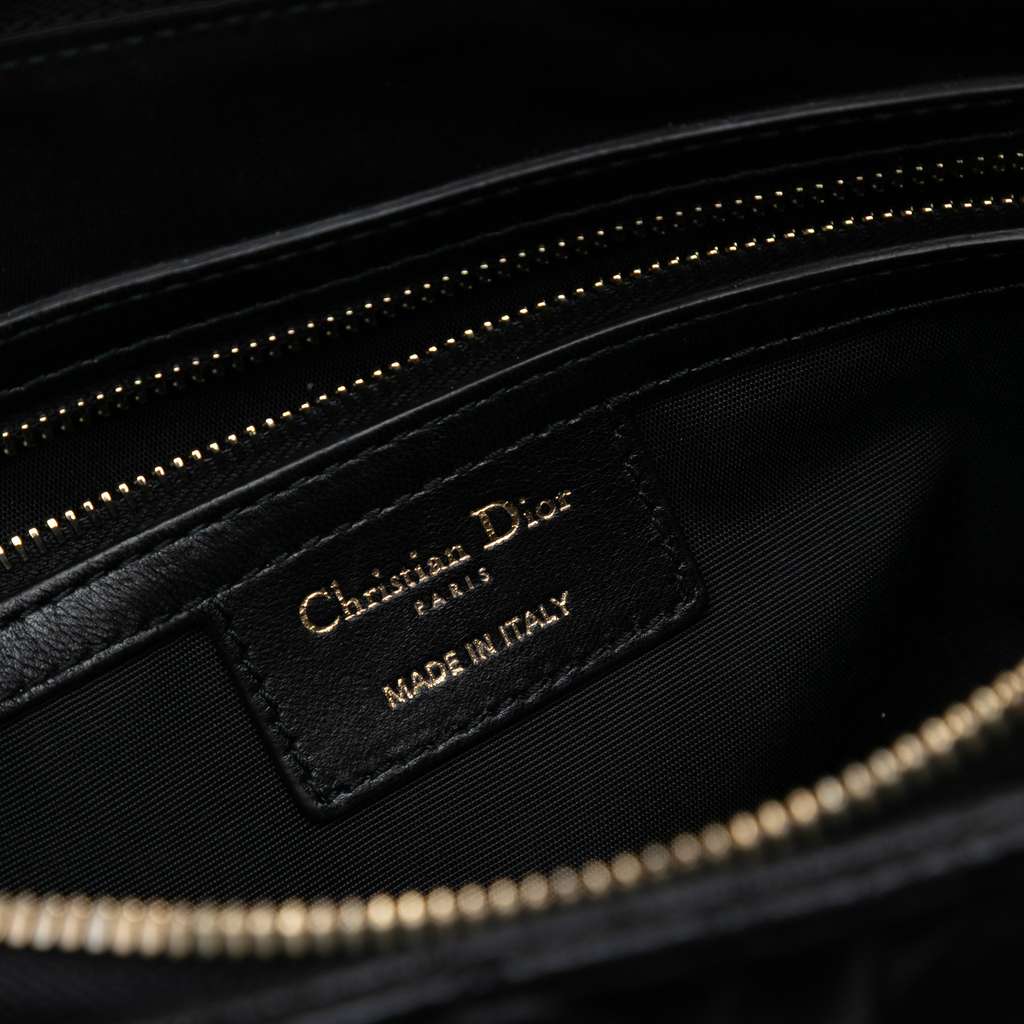 Dior Large Lambskin Cannage Soft Zipped Lady Dior Shopping Tote - 5