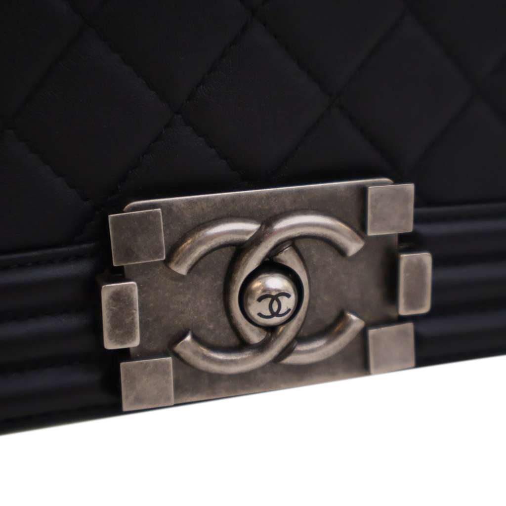 Chanel Old Medium Quilted Lambskin Boy Flap - 5