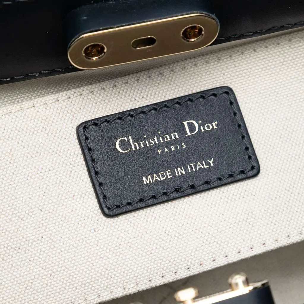 Dior Oblique Canvas Key Shoulder Bag Blue Canvas Very good - Box View