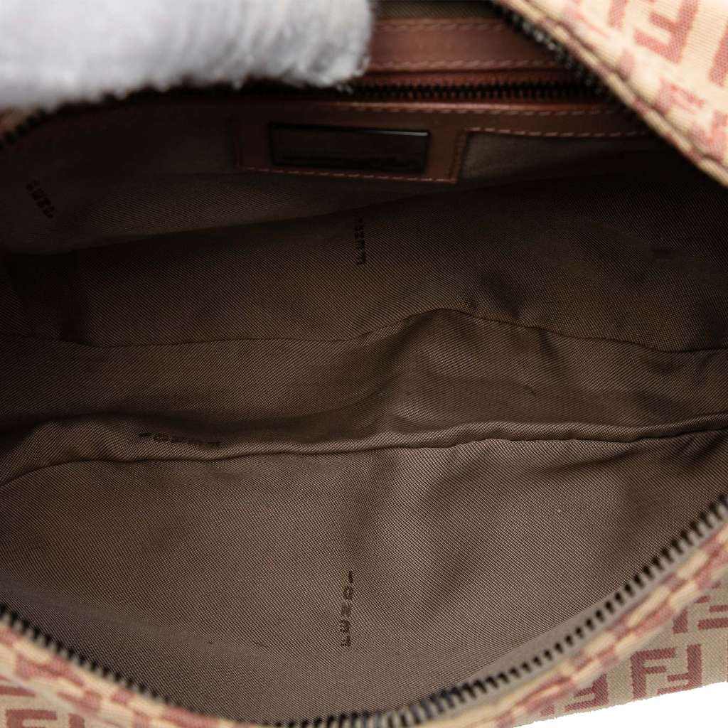 Fendi Zucchino Canvas Shoulder Bag - 4