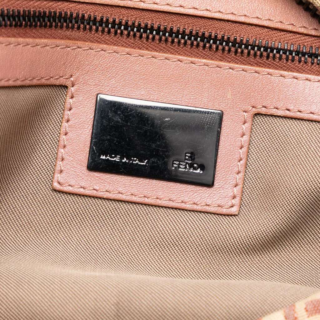 Fendi Zucchino Canvas Shoulder Bag - 5