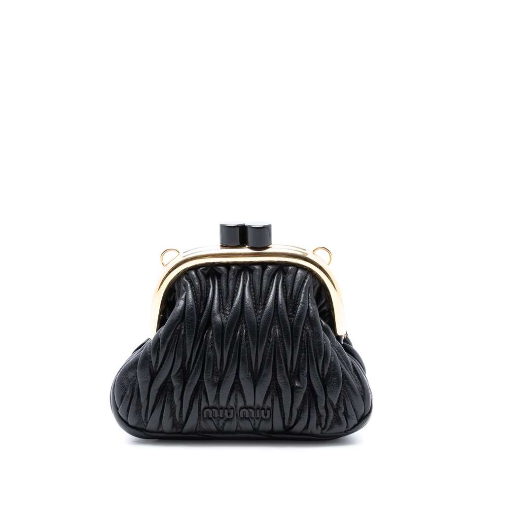Miu Miu Mini Matelasse Nappa Belle Crossbody