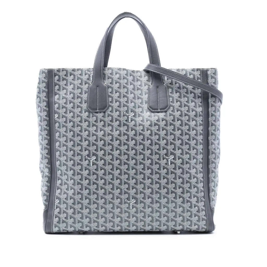 Goyard Goyardine Voltaire Grey Canvas Good - Front View