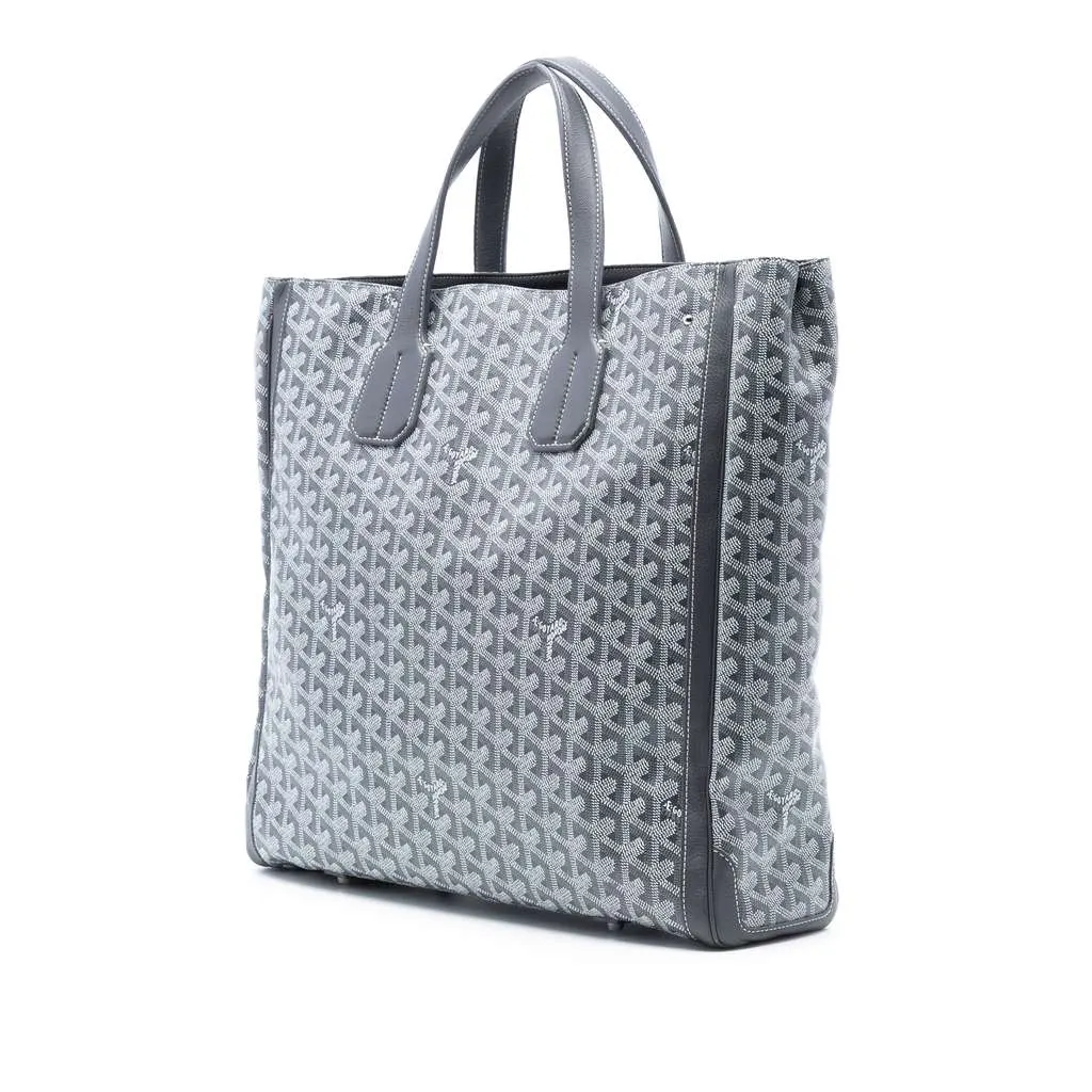 Goyard Goyardine Voltaire Grey Canvas Good - Back View