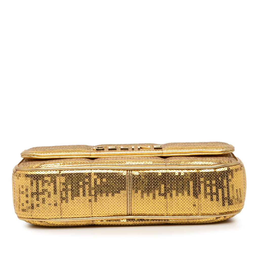 Celine Sequin Chain Shoulder Bag - 3