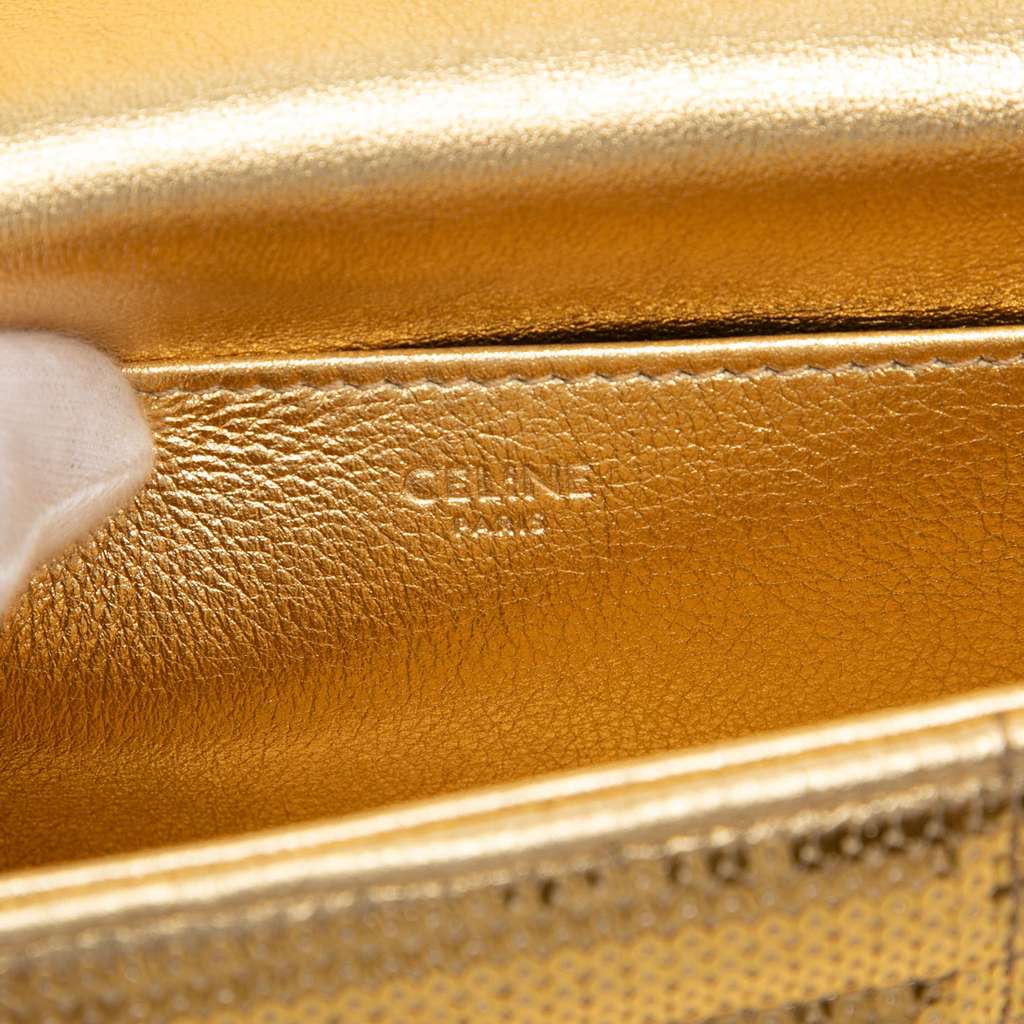 Celine Sequin Chain Shoulder Bag - 5