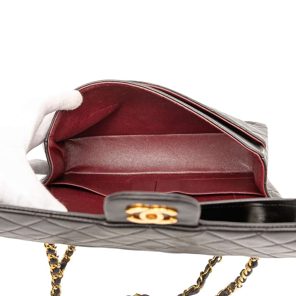Chanel Medium Classic Lambskin Double Flap - 4