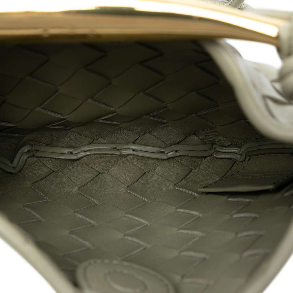 Bottega Veneta Baby Lambskin Intrecciato Sardine - 4