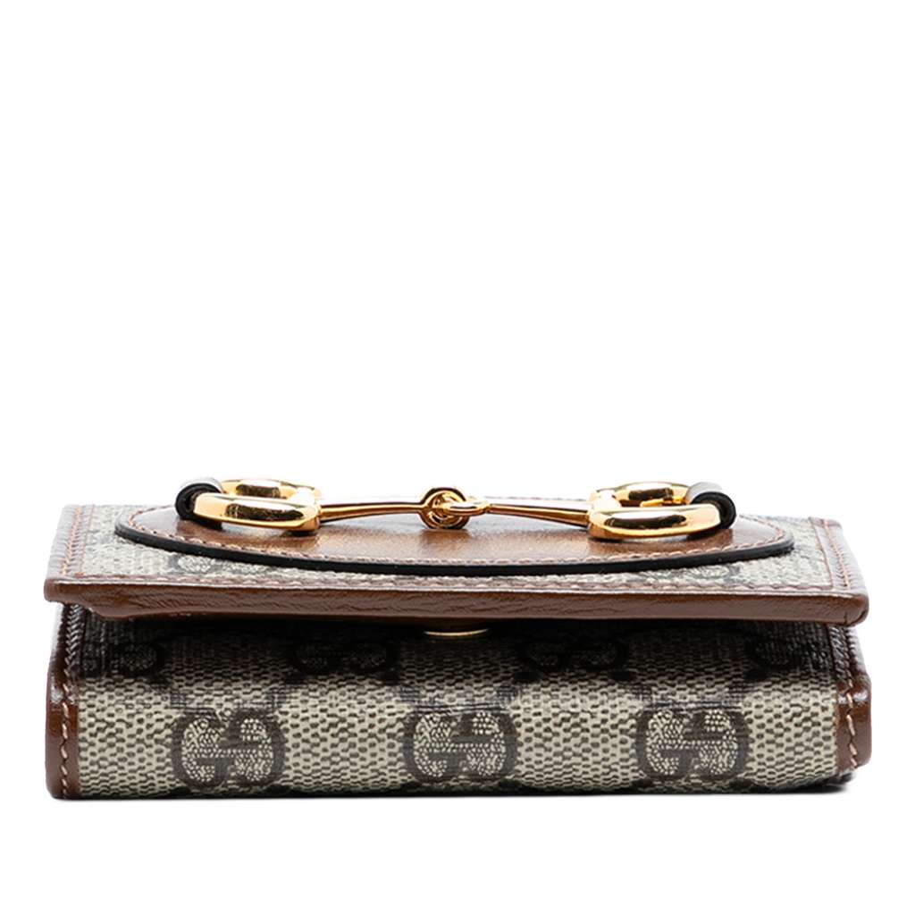 Gucci GG Supreme Horsebit 1955 Trifold Wallet - 3