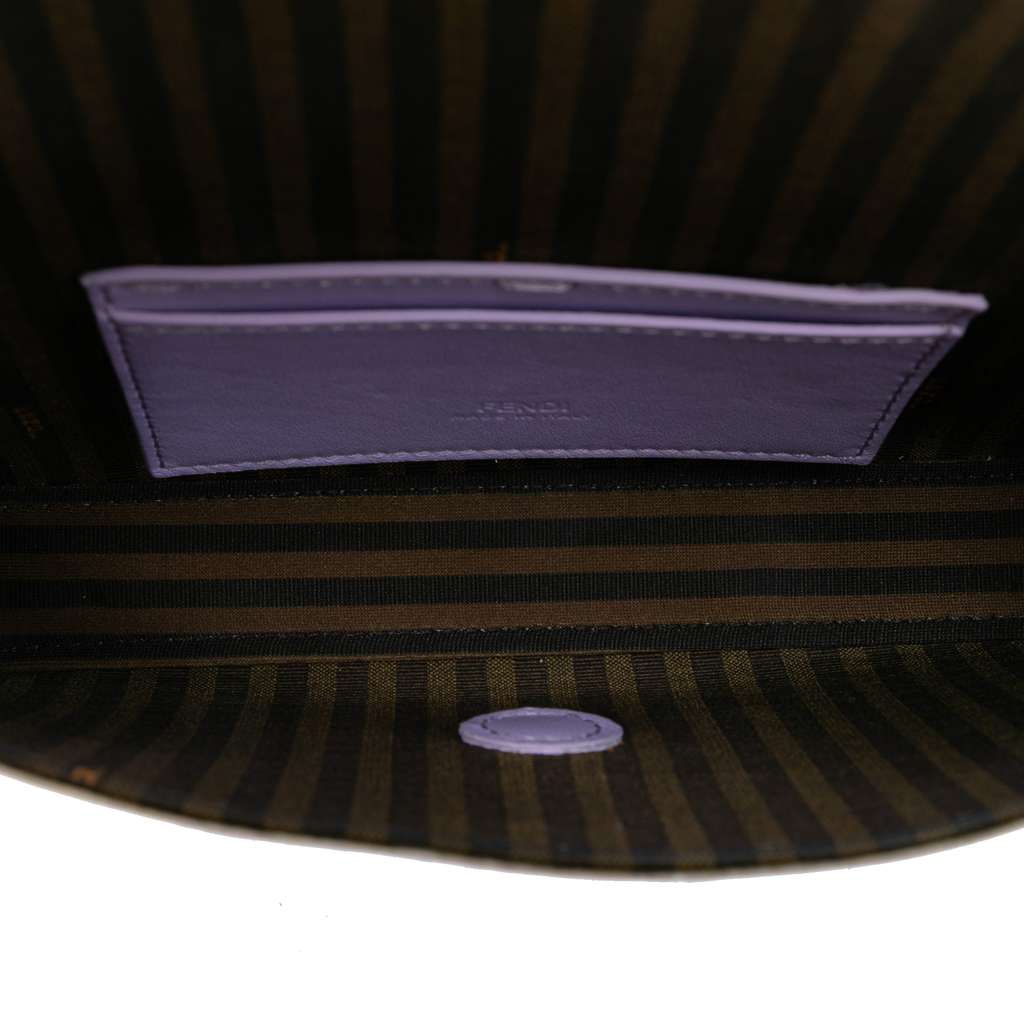 Fendi Satin Baguette Phone Pouch Satchel - 4